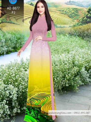 Vải áo dài Ruộng bậc thang kiểu mới AD 6677 31 1584612015 908 Vai ao dai Ruong bac thang kieu moi AD 6677