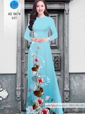 Vải áo dài Hoa Sen thiết kế 2020 AD 6674 22 1584688929 449 Vai ao dai Hoa Sen thiet ke 2020 AD 6674
