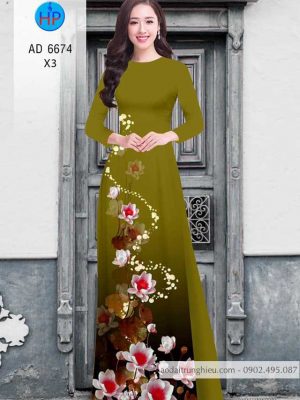 Vải áo dài Hoa Sen thiết kế 2020 AD 6674 30 1584688929 873 Vai ao dai Hoa Sen thiet ke 2020 AD 6674
