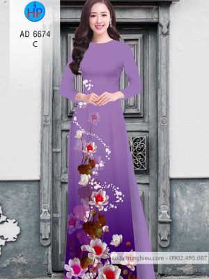 Vải áo dài Hoa Sen thiết kế 2020 AD 6674 33 1584688930 408 Vai ao dai Hoa Sen thiet ke 2020 AD 6674