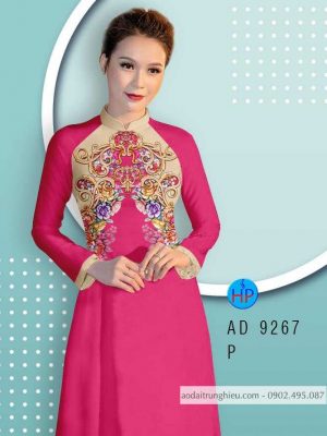 Vải áo dài hoa văn trên ngực kiểu mới AD 9267 31 1584775823 103 Vai ao dai hoa van tren nguc kieu moi AD