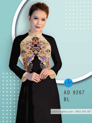 Vải áo dài hoa văn trên ngực kiểu mới AD 9267 23 1584775823 340 Vai ao dai hoa van tren nguc kieu moi AD