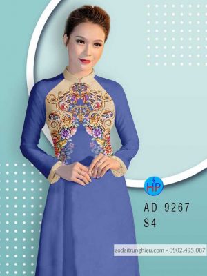 Vải áo dài hoa văn trên ngực kiểu mới AD 9267 30 1584775823 618 Vai ao dai hoa van tren nguc kieu moi AD