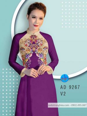 Vải áo dài hoa văn trên ngực kiểu mới AD 9267 29 1584775823 638 Vai ao dai hoa van tren nguc kieu moi AD