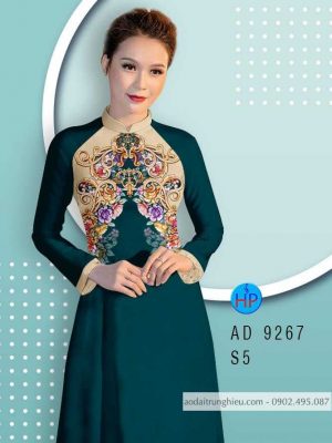 Vải áo dài hoa văn trên ngực kiểu mới AD 9267 26 1584775823 720 Vai ao dai hoa van tren nguc kieu moi AD