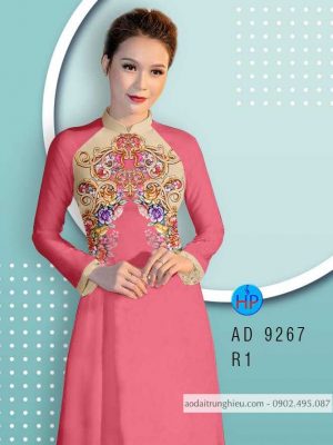 Vải áo dài hoa văn trên ngực kiểu mới AD 9267 25 1584775823 740 Vai ao dai hoa van tren nguc kieu moi AD