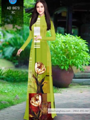 Vải áo dài hoa 3D thiết kế 2020 AD 6673 22 1584933142 257 Vai ao dai hoa 3D thiet ke 2020 AD 6673