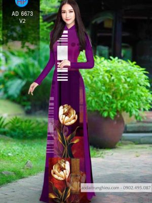 Vải áo dài hoa 3D thiết kế 2020 AD 6673 20 1584933142 9 Vai ao dai hoa 3D thiet ke 2020 AD 6673