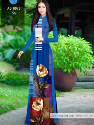 Vải áo dài hoa 3D thiết kế 2020 AD 6673 34 1584933143 107 Vai ao dai hoa 3D thiet ke 2020 AD 6673