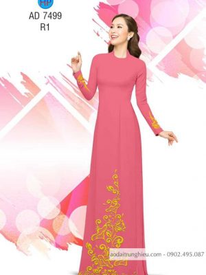 Vải áo dài Hoa văn giả thêu thiết kế 2020 AD 7499 28 1584933524 563 Vai ao dai Hoa van gia theu thiet ke 2020