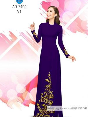 Vải áo dài Hoa văn giả thêu thiết kế 2020 AD 7499 33 1584933524 749 Vai ao dai Hoa van gia theu thiet ke 2020