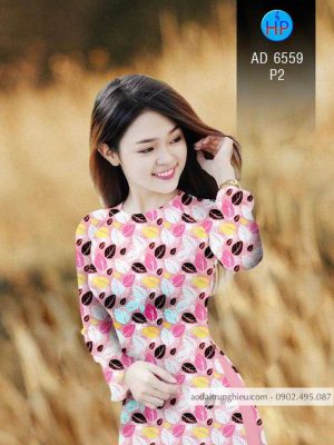 Vải áo dài hình Lá thiết kế 2020 AD 6559 25 1584934346 131 Vai ao dai hinh La thiet ke 2020 AD 6559