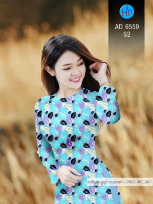 Vải áo dài hình Lá thiết kế 2020 AD 6559 21 1584934346 185 Vai ao dai hinh La thiet ke 2020 AD 6559