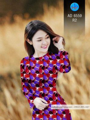 Vải áo dài hình Lá thiết kế 2020 AD 6559 22 1584934346 497 Vai ao dai hinh La thiet ke 2020 AD 6559
