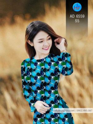 Vải áo dài hình Lá thiết kế 2020 AD 6559 24 1584934346 85 Vai ao dai hinh La thiet ke 2020 AD 6559