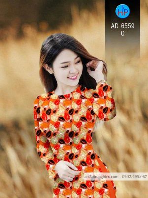 Vải áo dài hình Lá thiết kế 2020 AD 6559 23 1584934346 925 Vai ao dai hinh La thiet ke 2020 AD 6559
