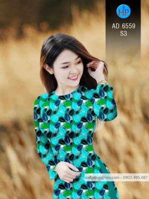 Vải áo dài hình Lá thiết kế 2020 AD 6559 33 1584934348 421 Vai ao dai hinh La thiet ke 2020 AD 6559