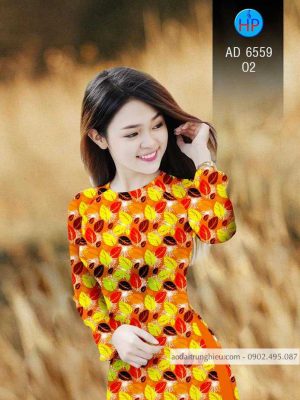 Vải áo dài hình Lá thiết kế 2020 AD 6559 35 1584934348 520 Vai ao dai hinh La thiet ke 2020 AD 6559