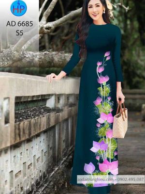 Vải áo dài Hoa Sen kiểu mới AD 6685 21 1584935263 294 Vai ao dai Hoa Sen kieu moi AD 6685