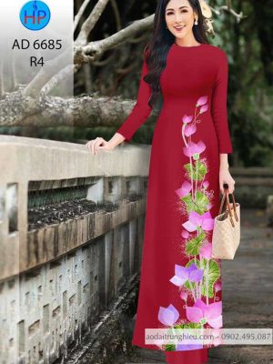 Vải áo dài Hoa Sen kiểu mới AD 6685 24 1584935263 52 Vai ao dai Hoa Sen kieu moi AD 6685
