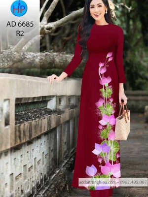 Vải áo dài Hoa Sen kiểu mới AD 6685 26 1584935263 568 Vai ao dai Hoa Sen kieu moi AD 6685