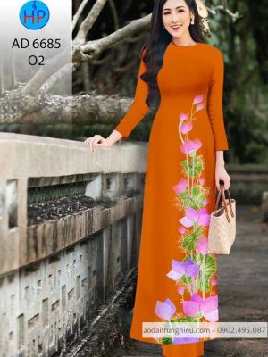 Vải áo dài Hoa Sen kiểu mới AD 6685 28 1584935263 709 Vai ao dai Hoa Sen kieu moi AD 6685