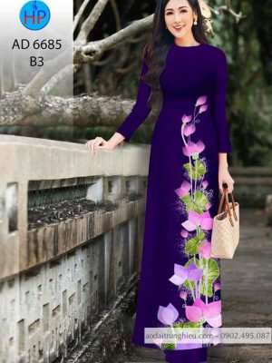 Vải áo dài Hoa Sen kiểu mới AD 6685 22 1584935263 853 Vai ao dai Hoa Sen kieu moi AD 6685
