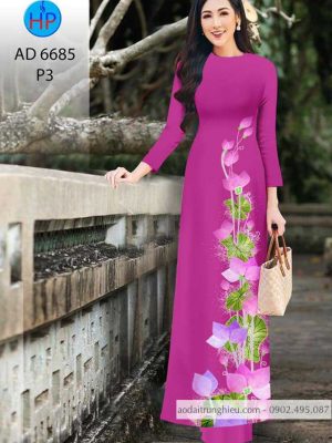 Vải áo dài Hoa Sen kiểu mới AD 6685 27 1584935263 942 Vai ao dai Hoa Sen kieu moi AD 6685