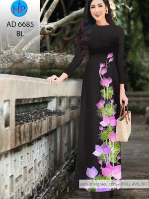 Vải áo dài Hoa Sen kiểu mới AD 6685 34 1584935264 614 Vai ao dai Hoa Sen kieu moi AD 6685