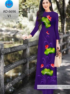Vải áo dài Hoa Sen kiểu mới AD 6696 34 1585024344 161 Vai ao dai Hoa Sen kieu moi AD 6696
