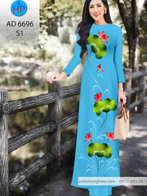 Vải áo dài Hoa Sen kiểu mới AD 6696 31 1585024344 220 Vai ao dai Hoa Sen kieu moi AD 6696