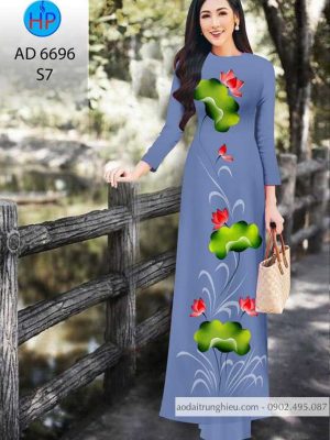 Vải áo dài Hoa Sen kiểu mới AD 6696 30 1585024344 558 Vai ao dai Hoa Sen kieu moi AD 6696