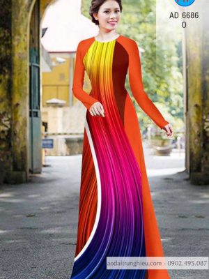 Vải áo dài Lập thể kiểu mới AD 6686 21 1585024704 266 Vai ao dai Lap the kieu moi AD 6686