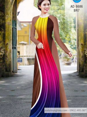 Vải áo dài Lập thể kiểu mới AD 6686 30 1585024704 298 Vai ao dai Lap the kieu moi AD 6686