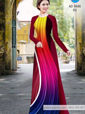 Vải áo dài Lập thể kiểu mới AD 6686 22 1585024704 776 Vai ao dai Lap the kieu moi AD 6686