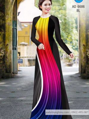 Vải áo dài Lập thể kiểu mới AD 6686 25 1585024704 792 Vai ao dai Lap the kieu moi AD 6686