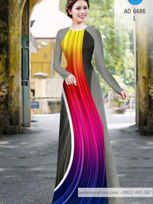 Vải áo dài Lập thể kiểu mới AD 6686 33 1585024705 710 Vai ao dai Lap the kieu moi AD 6686