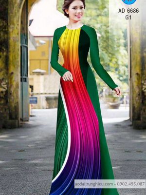 Vải áo dài Lập thể kiểu mới AD 6686 35 1585024705 844 Vai ao dai Lap the kieu moi AD 6686