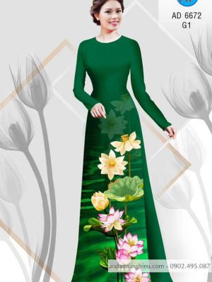 Vải áo dài Sen mùa hè mới ra AD 6672 21 1585107214 400 Vai ao dai Sen mua he moi ra AD 6672