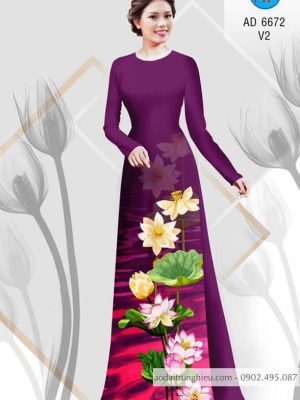 Vải áo dài Sen mùa hè mới ra AD 6672 29 1585107214 558 Vai ao dai Sen mua he moi ra AD 6672