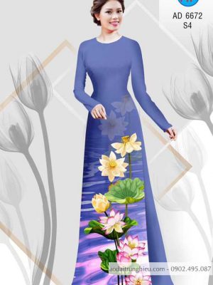 Vải áo dài Sen mùa hè mới ra AD 6672 27 1585107214 566 Vai ao dai Sen mua he moi ra AD 6672