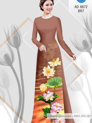 Vải áo dài Sen mùa hè mới ra AD 6672 33 1585107214 674 Vai ao dai Sen mua he moi ra AD 6672