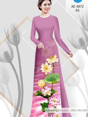 Vải áo dài Sen mùa hè mới ra AD 6672 23 1585107214 733 Vai ao dai Sen mua he moi ra AD 6672