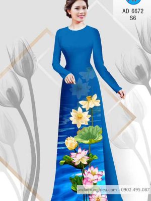Vải áo dài Sen mùa hè mới ra AD 6672 22 1585107214 750 Vai ao dai Sen mua he moi ra AD 6672