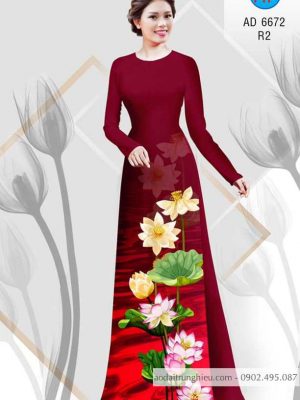 Vải áo dài Sen mùa hè mới ra AD 6672 25 1585107214 922 Vai ao dai Sen mua he moi ra AD 6672
