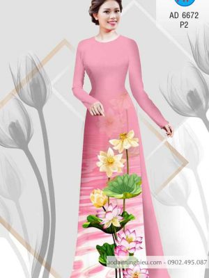 Vải áo dài Sen mùa hè mới ra AD 6672 26 1585107214 962 Vai ao dai Sen mua he moi ra AD 6672