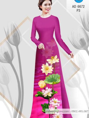 Vải áo dài Sen mùa hè mới ra AD 6672 35 1585107215 16 Vai ao dai Sen mua he moi ra AD 6672