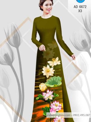 Vải áo dài Sen mùa hè mới ra AD 6672 37 1585107215 442 Vai ao dai Sen mua he moi ra AD 6672