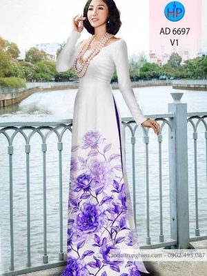 Vải áo dài Hoa hồng mới ra AD 6697 26 1585108282 840 Vai ao dai Hoa hong moi ra AD 6697