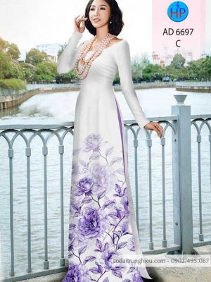 Vải áo dài Hoa hồng mới ra AD 6697 35 1585108283 699 Vai ao dai Hoa hong moi ra AD 6697